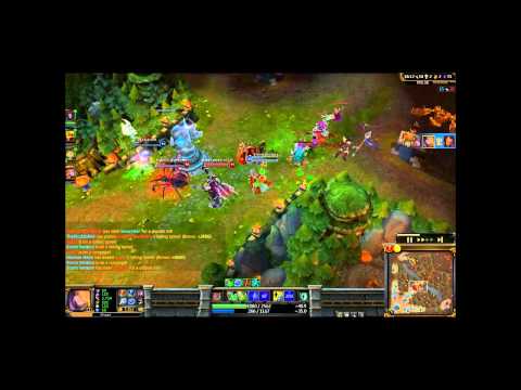 Singed QuadraKill with Alistar PentaSteal - ft. Th