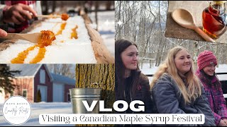 COME VISIT AN AUTHENTIC CANADIAN MAPLE SYRUP FESTIVAL WITH US | VLOG