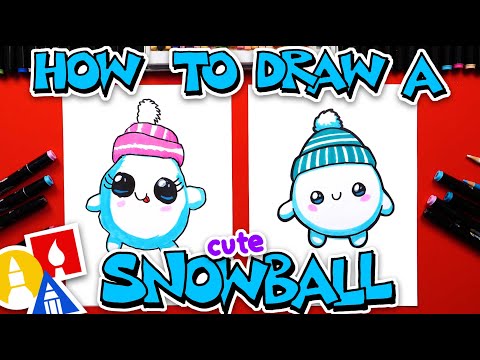 How To Draw A Cute Snowball