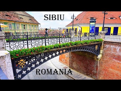 🇷🇴 Sibiu, Romania Walking Tour June 2021 (1080p 60fps)