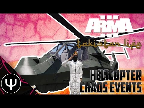 ARMA 3: Takistan Life Mod — Helicopter Chaos Events!
