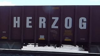 preview picture of video 'CSX With Herzog Ballast Train'
