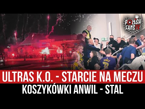 Ultras K.O. - Starcie na meczu koszykówki Anwil - Stal [LEKTOR] (08.01.2022 r.)