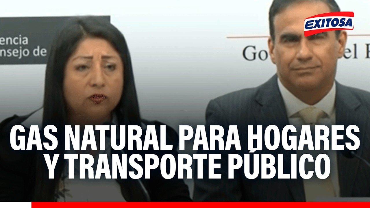 🔴🔵 Gas natural se priorizará para uso doméstico y transporte público, indica Denisse Miralles