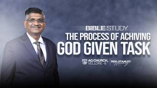 🔴Live | BIBLE STUDY  | 30-08-2026 | AG CHURCH VELLORE 6 | REV. STANLEY MANICKARAJ | #live