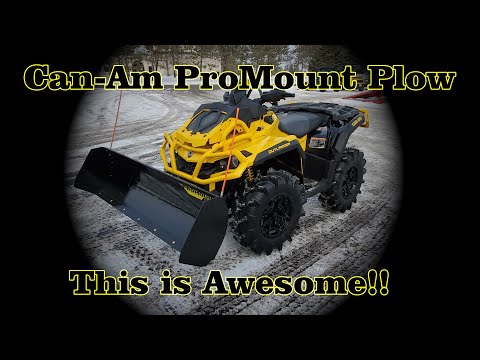Brand New! Can-Am 60" Promount Plow on 2021 Outlander 850 XMR