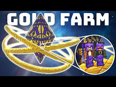We Built an OPULENT Gold Farm in Minecraft