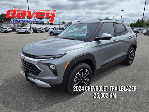 2024 Chevrolet TrailBlazer AWD 4dr LT in Gray for sale at Davey Auto Sales Oshawa South in Oshawa, ON