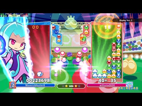 Puyo Puyo Champions Fever Battle Rafisol Vs Sultana