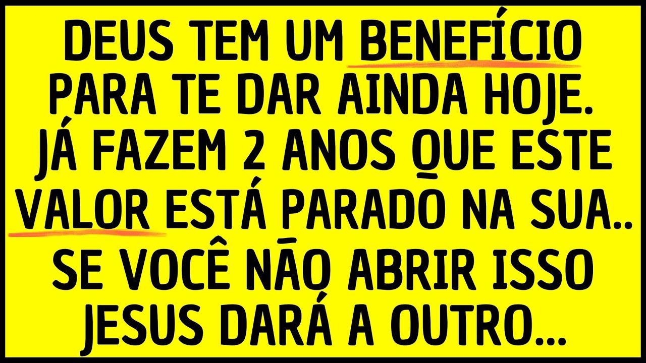 🔴 DEUS VAI TE DEIXAR RICO SE VOCÊ FIZER ISSO