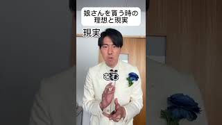 娘さんを貰う時の理想と現実　#あるある #理想と現実 #王子様 #王子