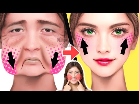 Face Lifting Exercises You Must Do Everyday! Prevent Jowls, Laugh Lines, Eye Bags, Double Chin
