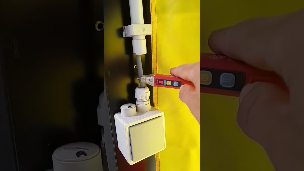 Whireless ac voltage detector electrician best friend #electrical #electric #220