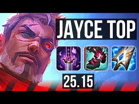 JAYCE vs FIORA (TOP) | 8 solo kills, Legendary | KR Master | 25.15