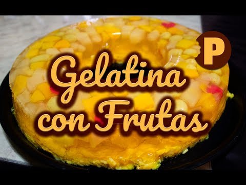 Gelatina con Frutas