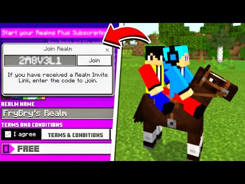 BEST Realm SMP For Minecraft Bedrock Edition 2023 - Realm Code
