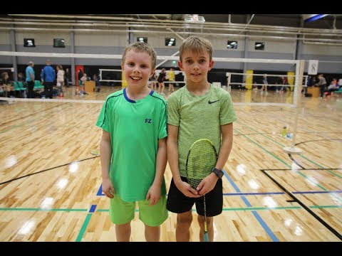 Eesti Noorte GP-5 Aapo Puhakka vs. Oliver Puhtia BS U11 🏸 Estonian Badminton – Sulkapallo - Sulgpall