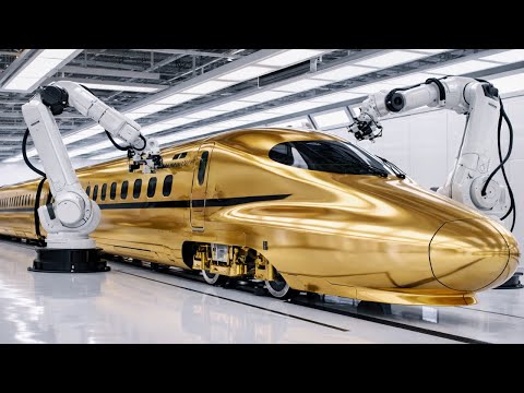 Inside the $100 Million Gold Bullet Train Factory — America’s Most Secret Manufacturing Process
