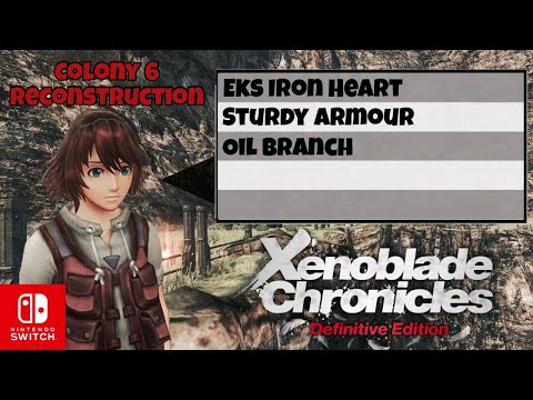 Housing Level 3 Eks Iron Heart, Sturdy Armour & Oil Branch - Xenoblade Chronicles (Colony 6)