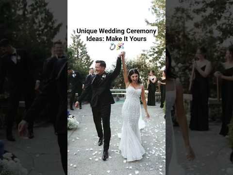 Unique Wedding Ceremony Ideas 💍🎉 #weddingceremony #weddingceremonies #uniqueweddingideas #weddings