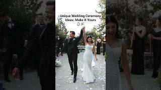 Unique Wedding Ceremony Ideas 💍🎉 #weddingceremony #weddingceremonies #uniqueweddingideas #weddings