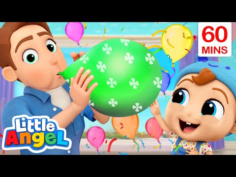 Balloon Song + More Little Angel Kids Songs & Nursery Rhymes