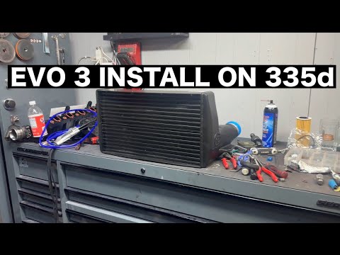 How to install EVO 3 intercooler on 335d