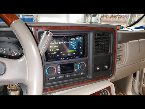 Aftermarket Stereo Installation Double Din Cadillac Escalade 2005 Bose & Steering Wheel Controls