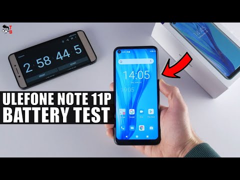 Ulefone Note 11P - Battery Drain Test & Charging Time (3/5)