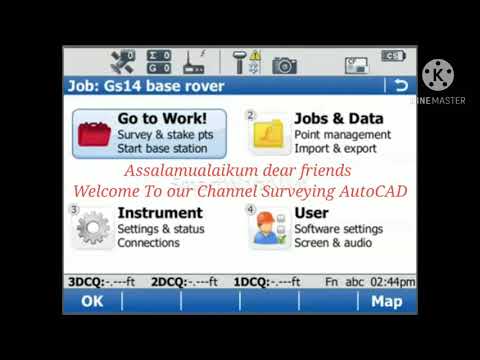 #01  #Licea Gs14 How configure GS14 RTK BAIS & ROVER