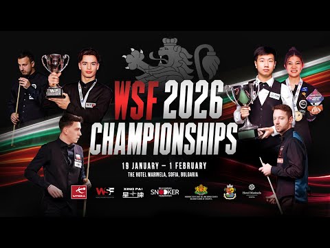 2026 WSF Snooker Championships - Day 7 Table 1 - session 2