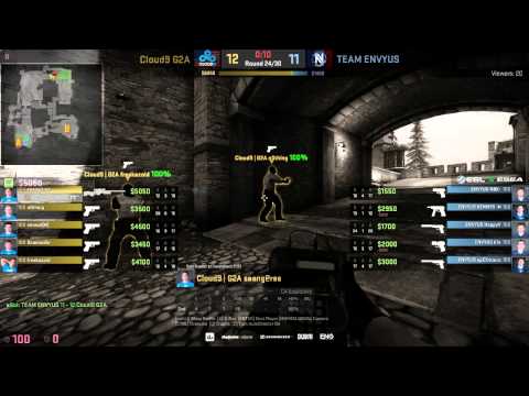 Crazy round between Cloud 9 and EnvyUs