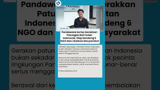 Gerakan Nyata! Pandawara Serius Kumpulkan Dana untuk Beli dan Selamatkan Hutan, Siap Gandeng 6 LSM