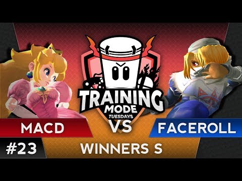 TMT 23 - MacD (Peach) VS Captain Faceroll (Sheik) - SSBM Winners Semis - Smash Melee