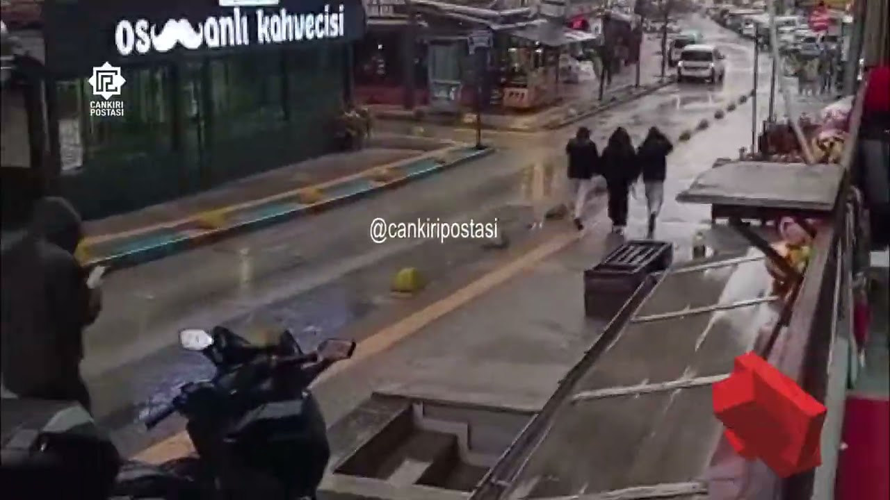 Çankırı’da sağanak yağış kısa süreli etkili oldu