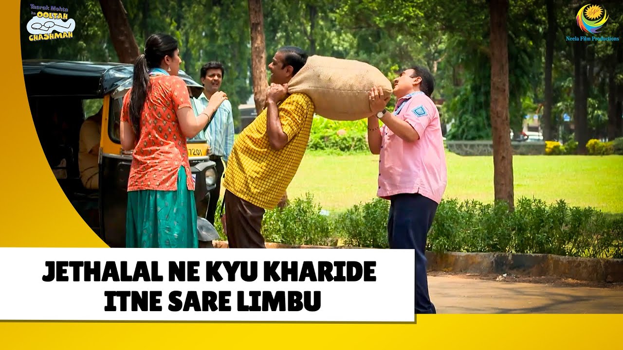 Jethalal Ne Kyu Kharide Itne Sare Limbu? | Haste Raho Hasate Raho | Taarak Mehta ka Ooltah Chashmah