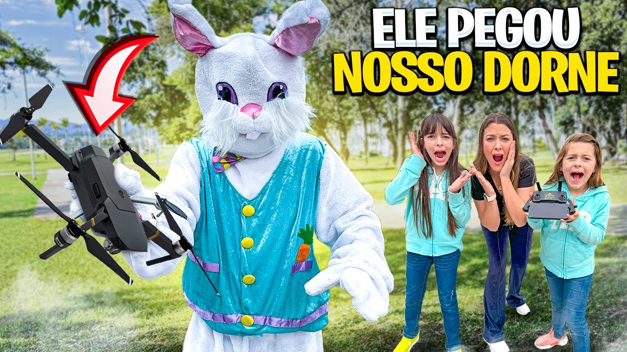O COELHO MALVADÃO CAPTUROU NOSSO DRONE - Deu ruim