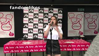 Emma Blackery performing Petty at HMV Leeds 4/9/2018
