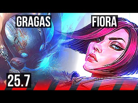 GRAGAS vs FIORA (TOP) | TR Challenger | 25.7