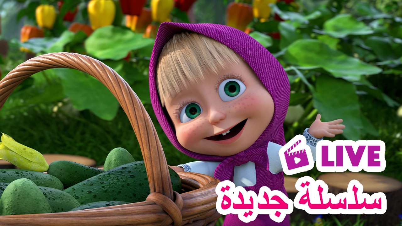 LIVE 🔴 ماشا والدب 🐻👱‍♀️ سلسلة جديدة 🌟 شغف المجموعة