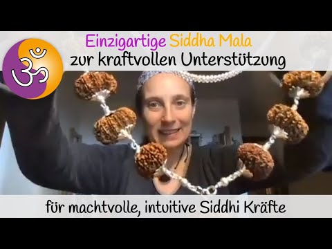 Einzigartige Siddha Mala für die kraftvolle Unterstützung der machtvollen, intuitiven Siddhi Kräfte