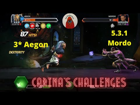 3* Aegon vs. Act 5.3.1 Mordo - Carina's Challenges - Marvel Contest of Champions
