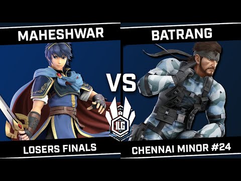 Maheshwar (Marth/Lucina) vs Batrang (Captain Falcon/Snake) - ILG Chennai Minor #24 - Losers Finals