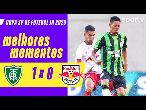 Gols e lances de América-MG x Red Bull Bragantino