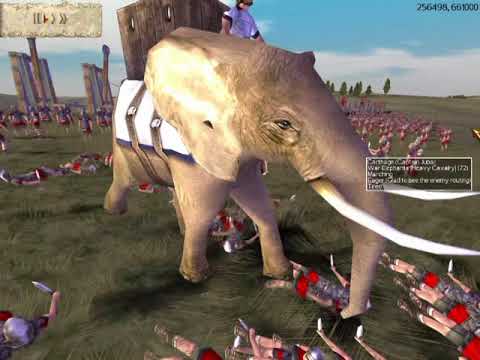 Rome Total War: Elephants vs Catapults
