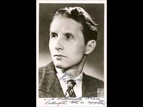 Jean Lumière,  Vous qu'avez-vous fait de mon amour? Odéon 1934.