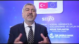 SEECO Açılış Toplantısı Sanayi ve Teknoloji Bakan Yardımcısı Sayın Çetin Ali DÖN