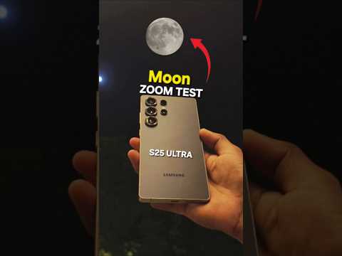 S25 Ultra Moon Zoom test 😂