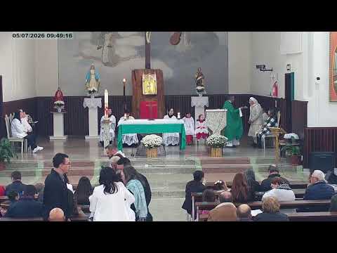 Transmissão da Santa Missa na Igreja Matriz de Santa Cecília - SC