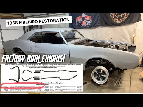 Exhausted!  Installing factory style exhaust on a 1968 Firebird or Firebird convertible it will fit